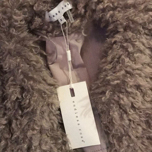 endless rose teddy bear jacket